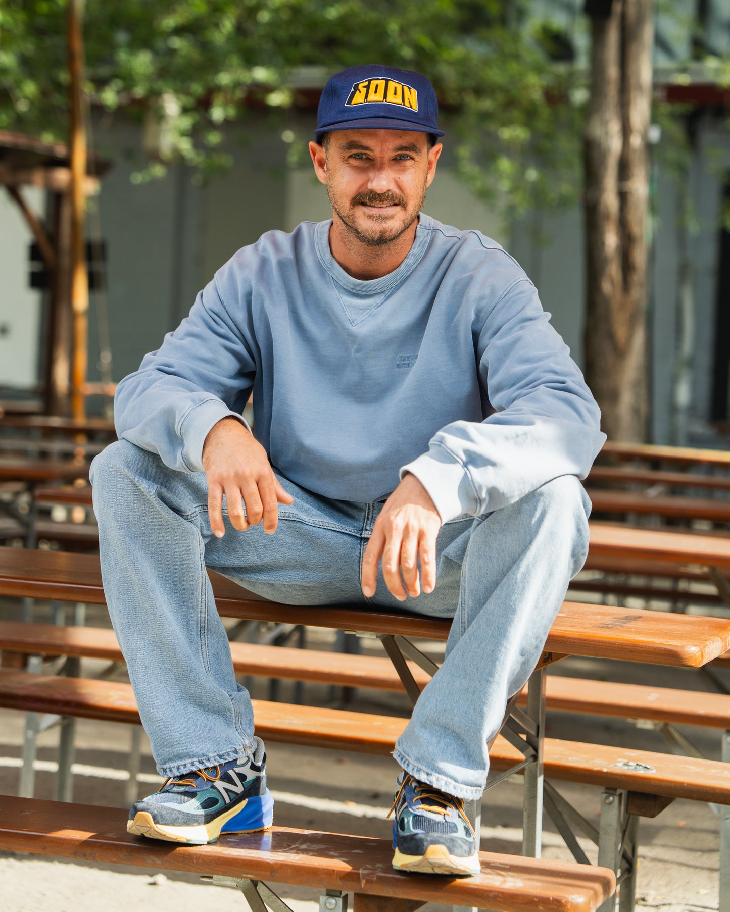 Unisex Blue S.O.O.N Cap