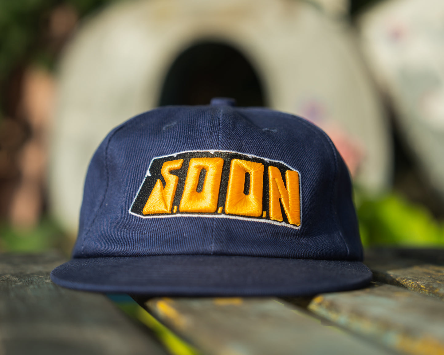 Unisex Blue S.O.O.N Cap